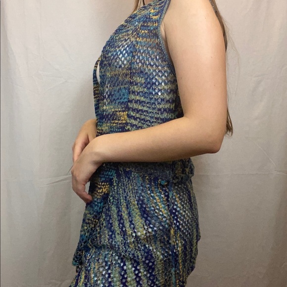 Arden B. Crochet Wrap Vest Women’s Knit Jacket - Picture 4 of 5